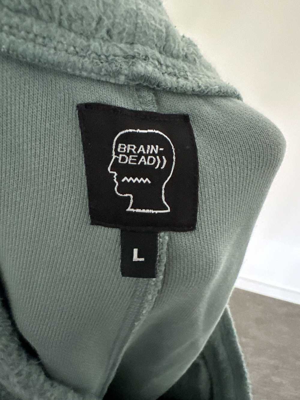 Brain Dead Green Reverse Fleece Lounge Pants - image 4