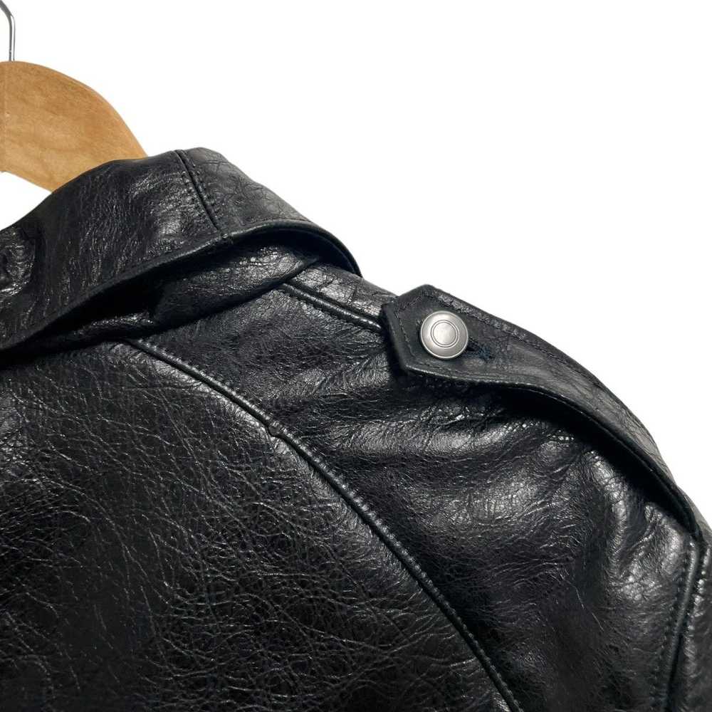Designer Rexyeewang leather blouson jacket - image 4