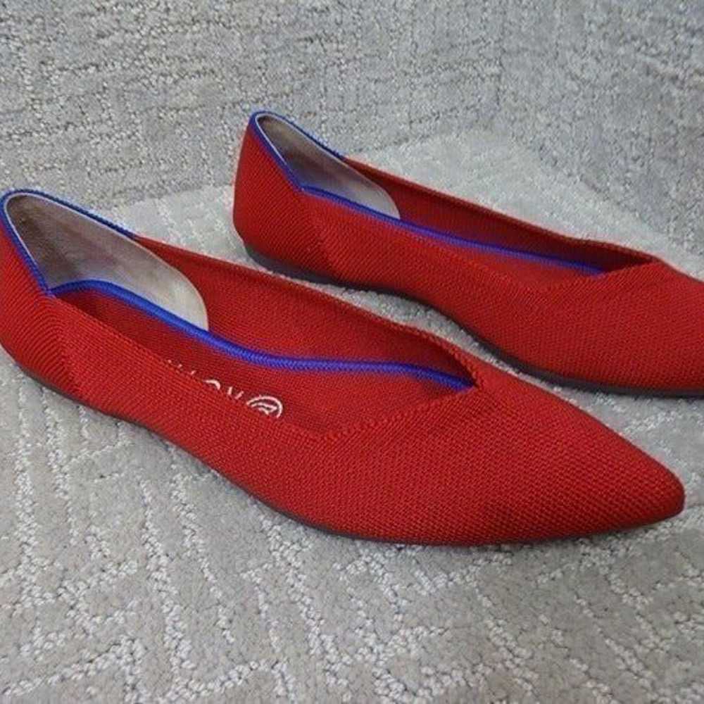 Rothys The Point Women's Size 8.5 US Chili Red Po… - image 12