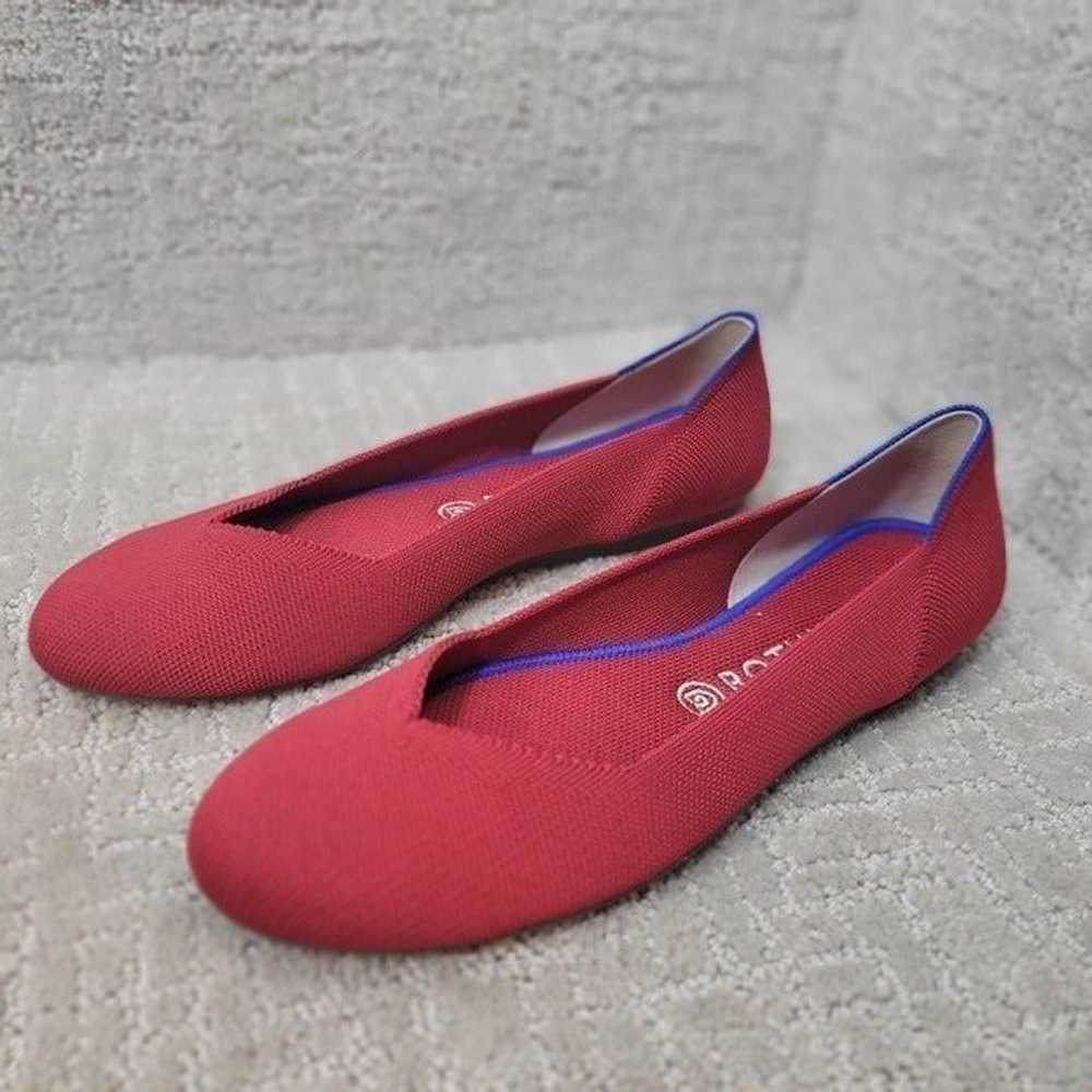 Rothys The Flat Women's Size 10 US Scooter Red Ro… - image 6