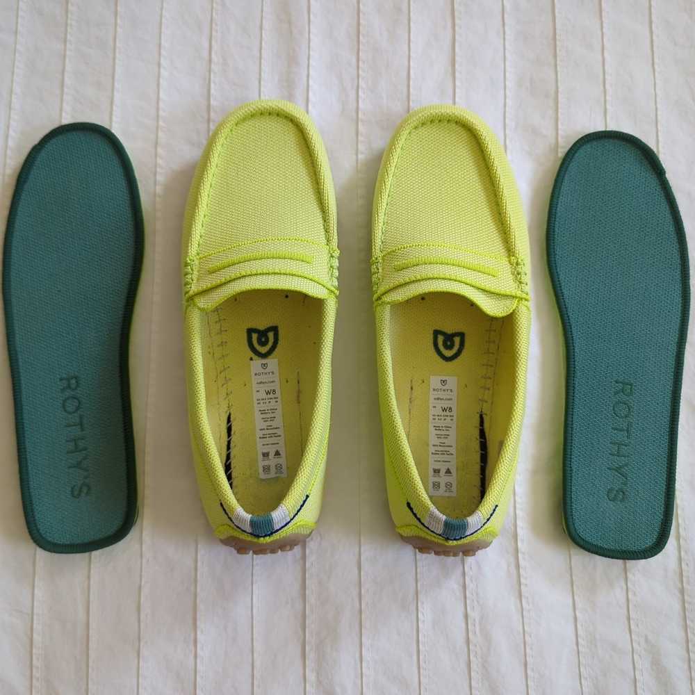 Rothy's Driving Loafer Limon size 8 - image 4