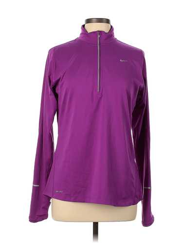 Nike Women Purple Track Jacket L - image 1