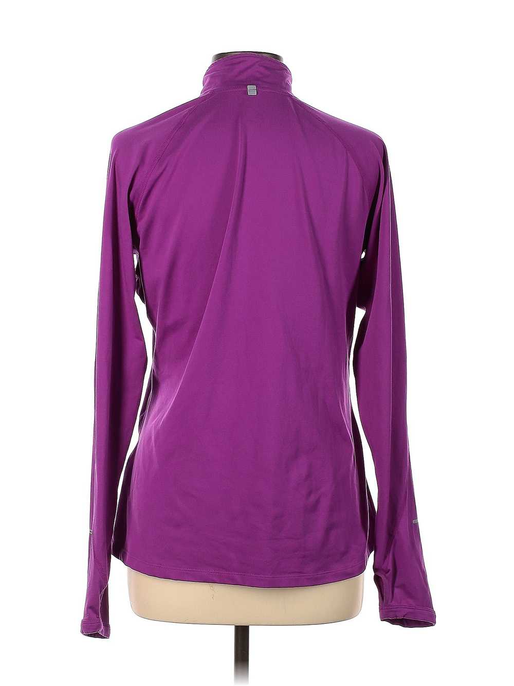 Nike Women Purple Track Jacket L - image 2