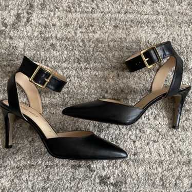 Nine West Black Heels with Ankle Straps - image 1