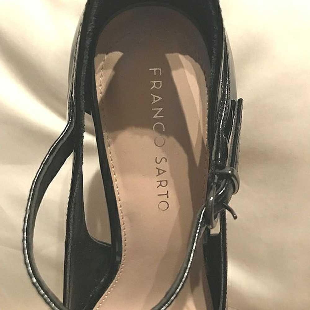 Franco Sarto Black Patent Leather Pumps 7 - image 5