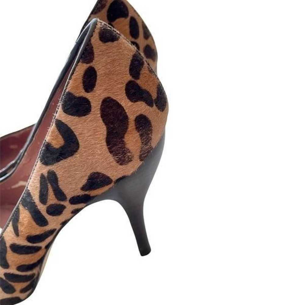 Vince Camuto Womens Tan Brown Leopard Print Calf … - image 5