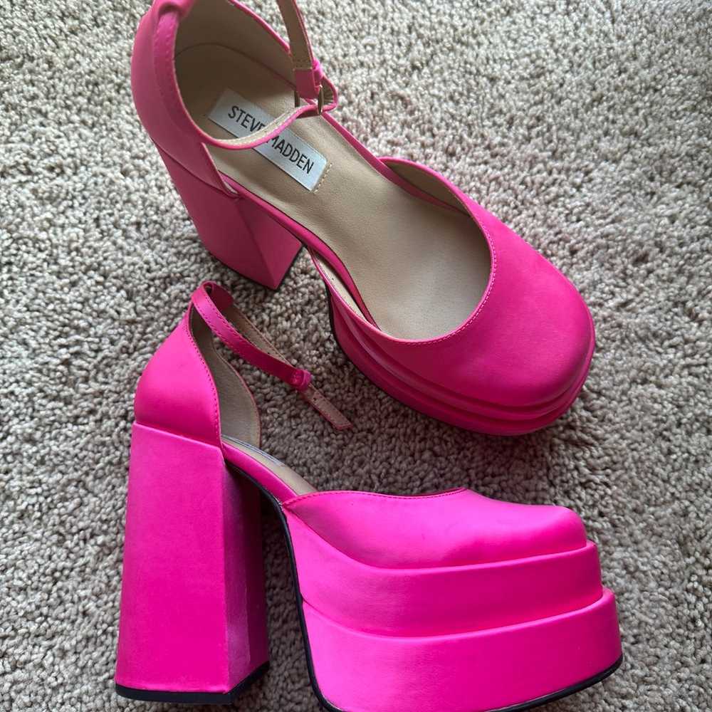 Pink Steve Madden Charlize heels - image 1