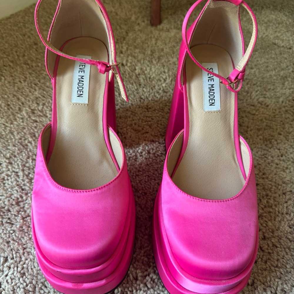 Pink Steve Madden Charlize heels - image 2