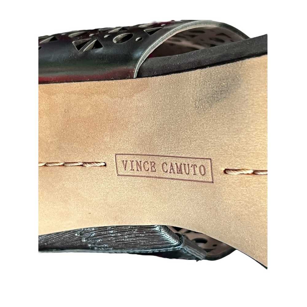 Vince Camuto Metallic Silver Cutout Soft Calf Lea… - image 9