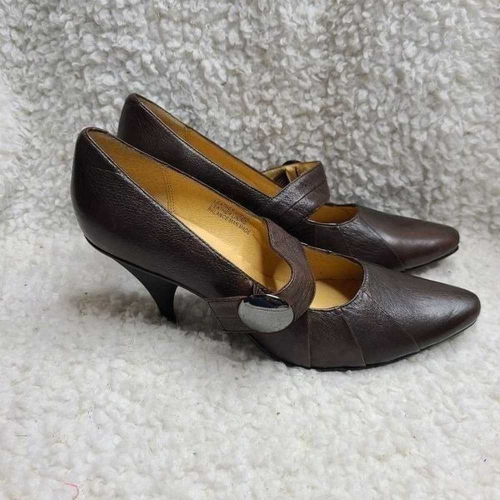 Biviel Pointed Toe Mary Jane Pumps size 38.5 - image 1