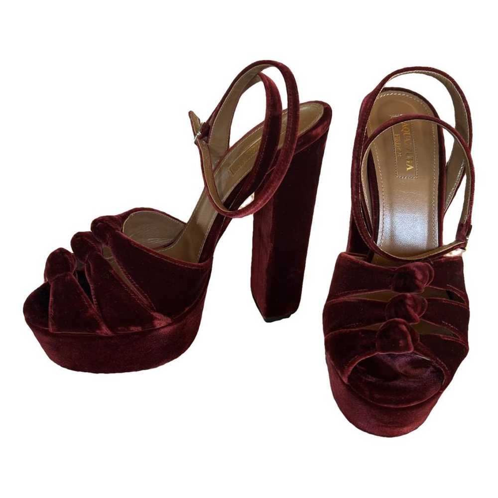 Aquazzura Velvet heels - image 1