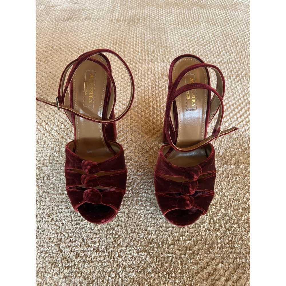 Aquazzura Velvet heels - image 2