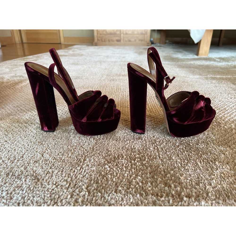 Aquazzura Velvet heels - image 3