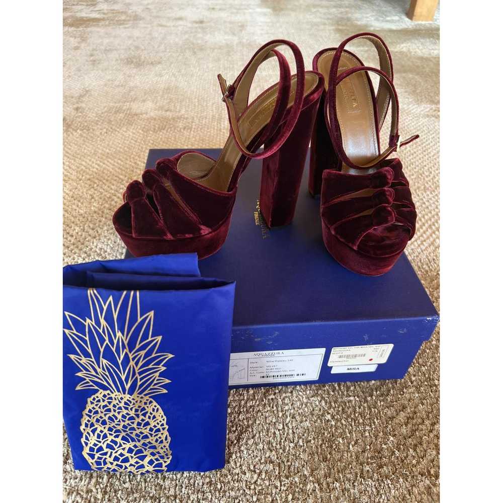 Aquazzura Velvet heels - image 6