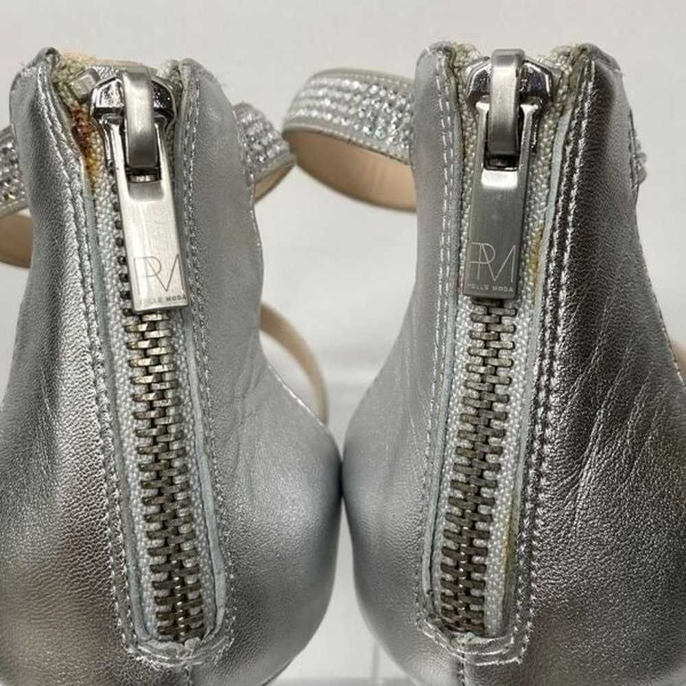 Pelle Moda Dalia 2 Silver Ankle Strap Embellished… - image 5