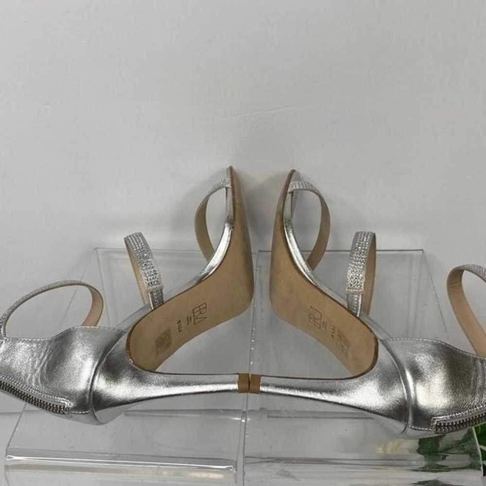 Pelle Moda Dalia 2 Silver Ankle Strap Embellished… - image 8