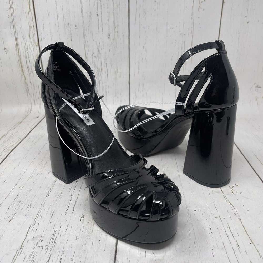 Chelsea & Violet Sandals Size 8.5 Black Arianna P… - image 10