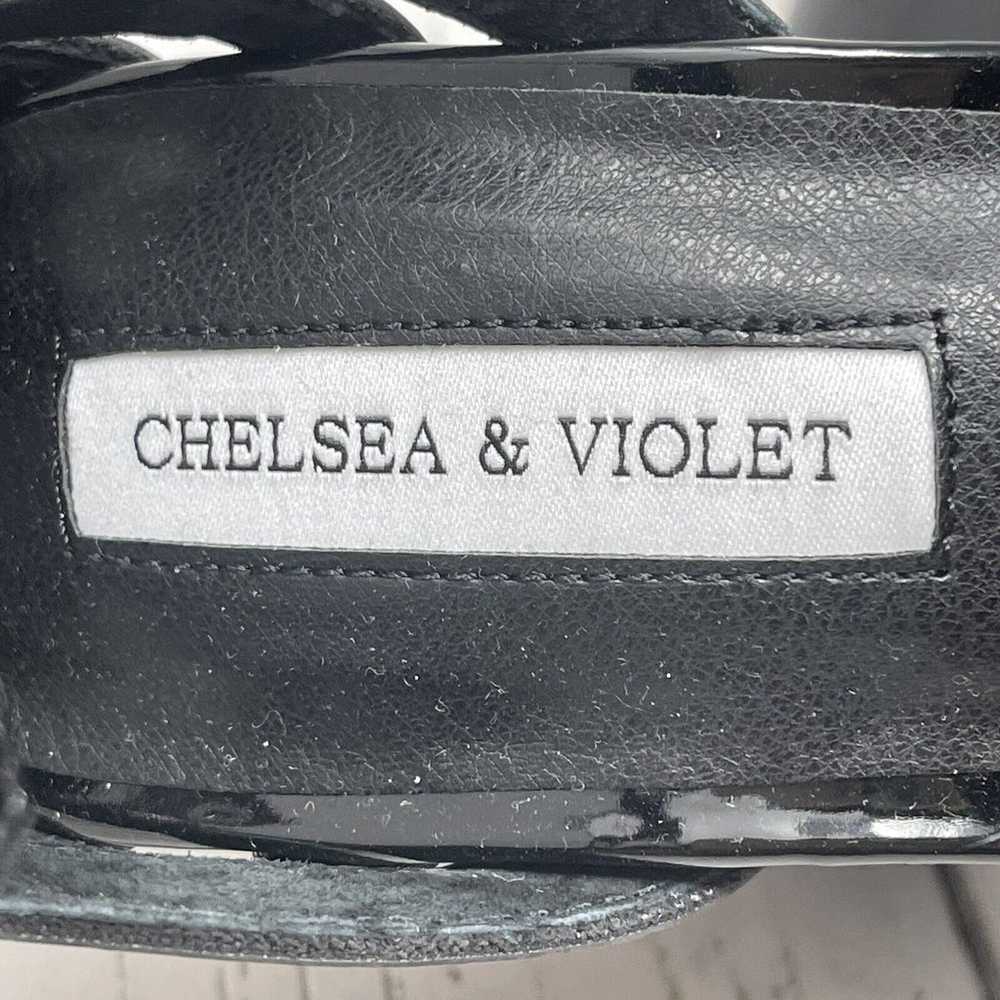 Chelsea & Violet Sandals Size 8.5 Black Arianna P… - image 2