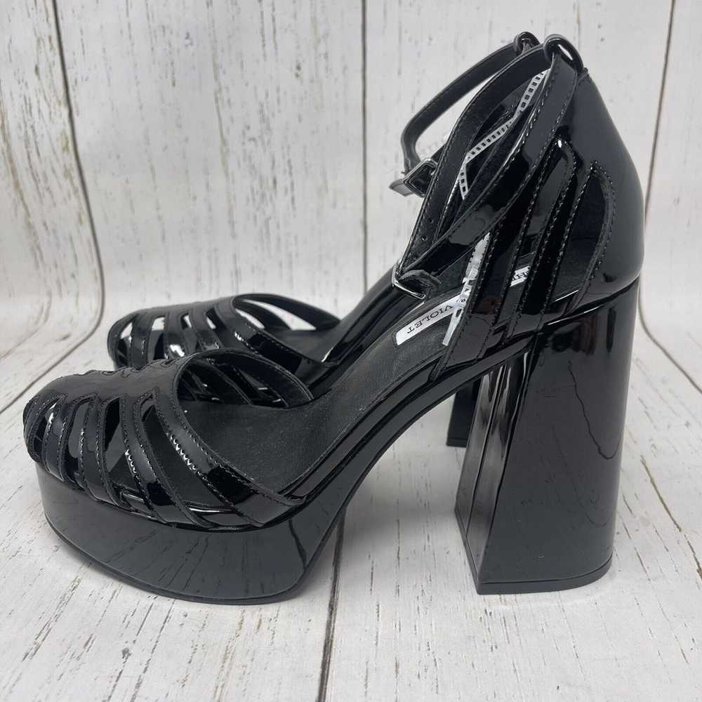 Chelsea & Violet Sandals Size 8.5 Black Arianna P… - image 7