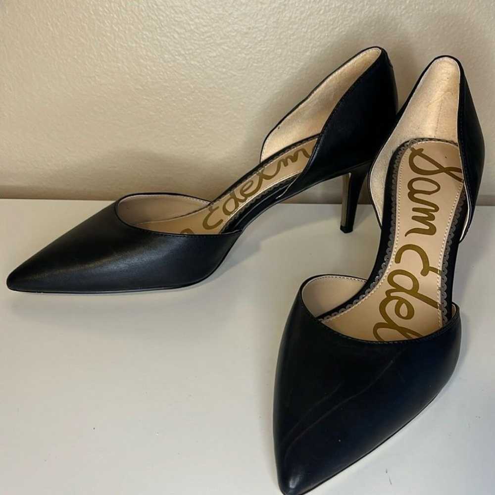 Sam Edelman Jaina D’Orsay Leather Pump Heel Size 9 - image 2