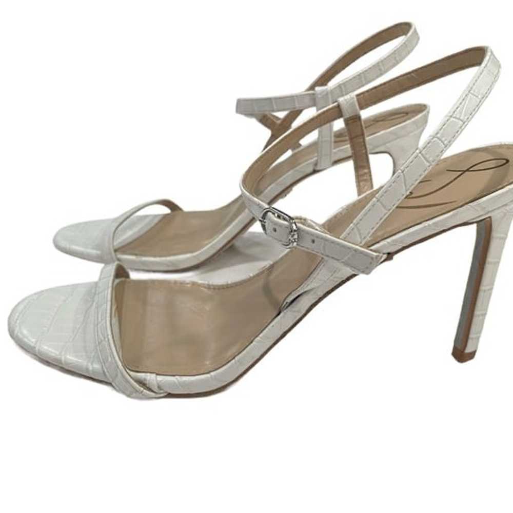 Sam Edleman White Heel/ Sandal Size 8 - image 2