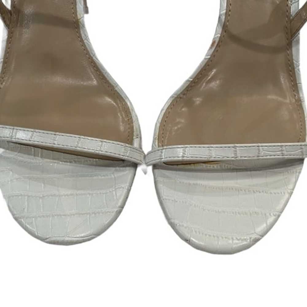 Sam Edleman White Heel/ Sandal Size 8 - image 4