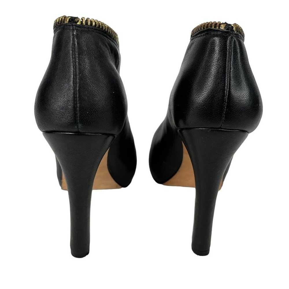 Diane von Furstenberg Black Camilla Zipper Bootie… - image 3