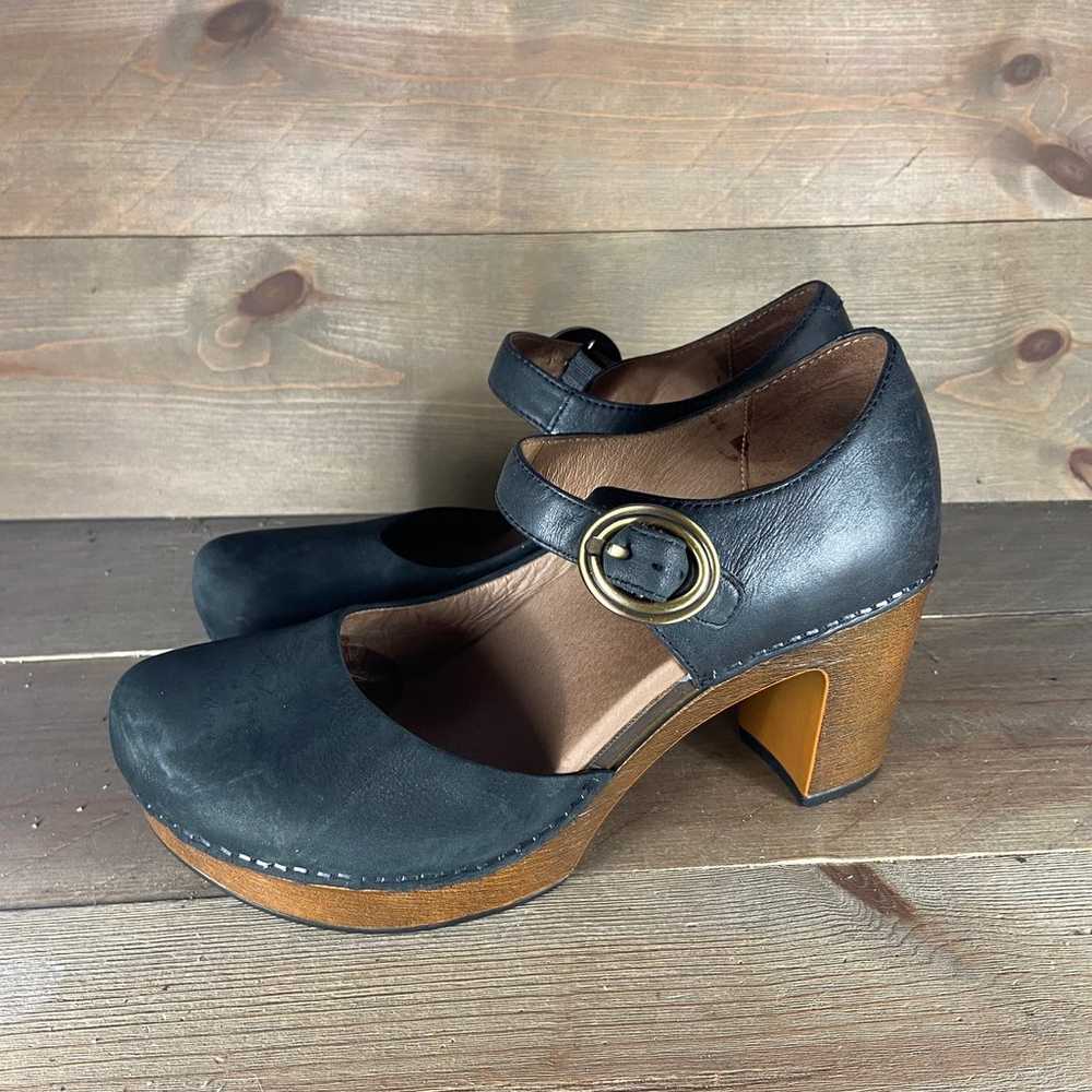 Dansko Dorothy Womens size 38 shoes black leather… - image 1