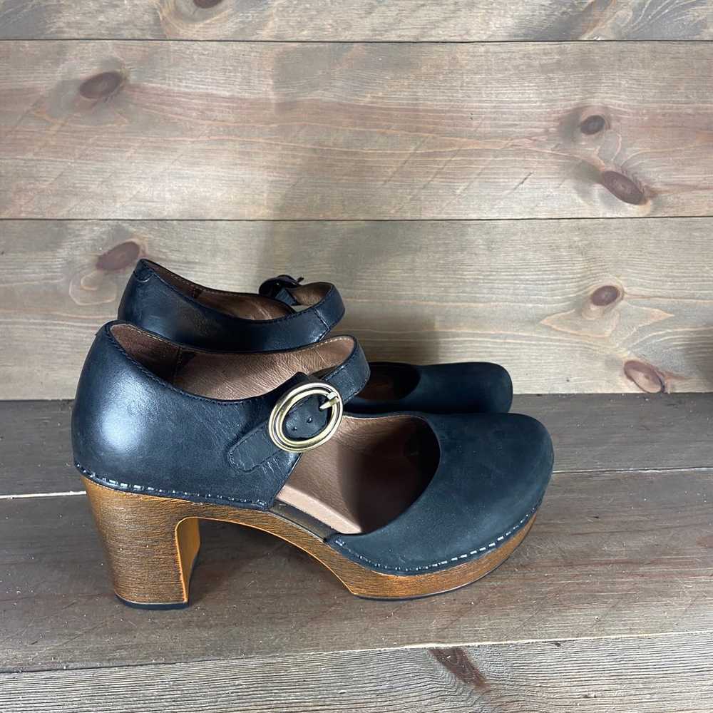 Dansko Dorothy Womens size 38 shoes black leather… - image 2