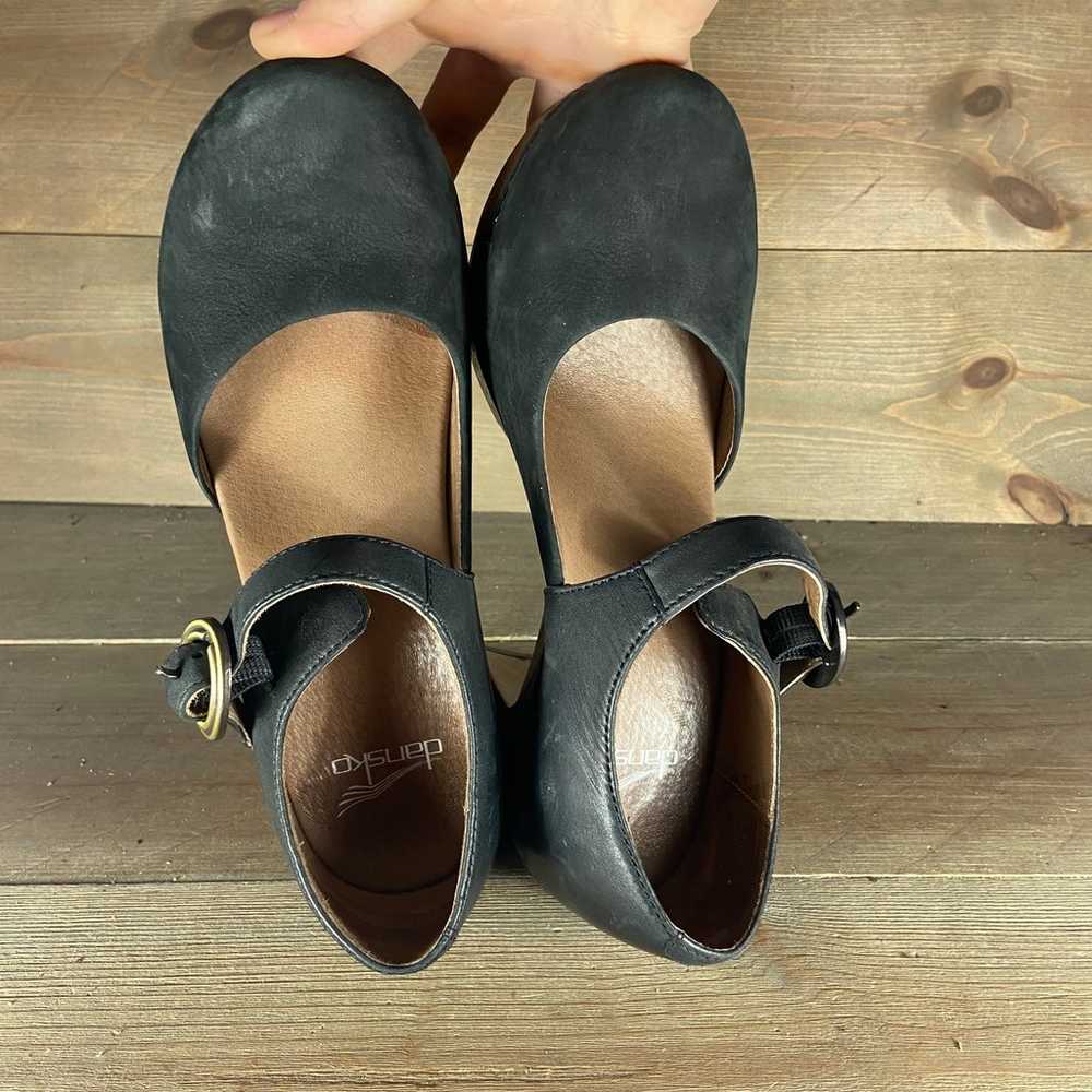 Dansko Dorothy Womens size 38 shoes black leather… - image 8