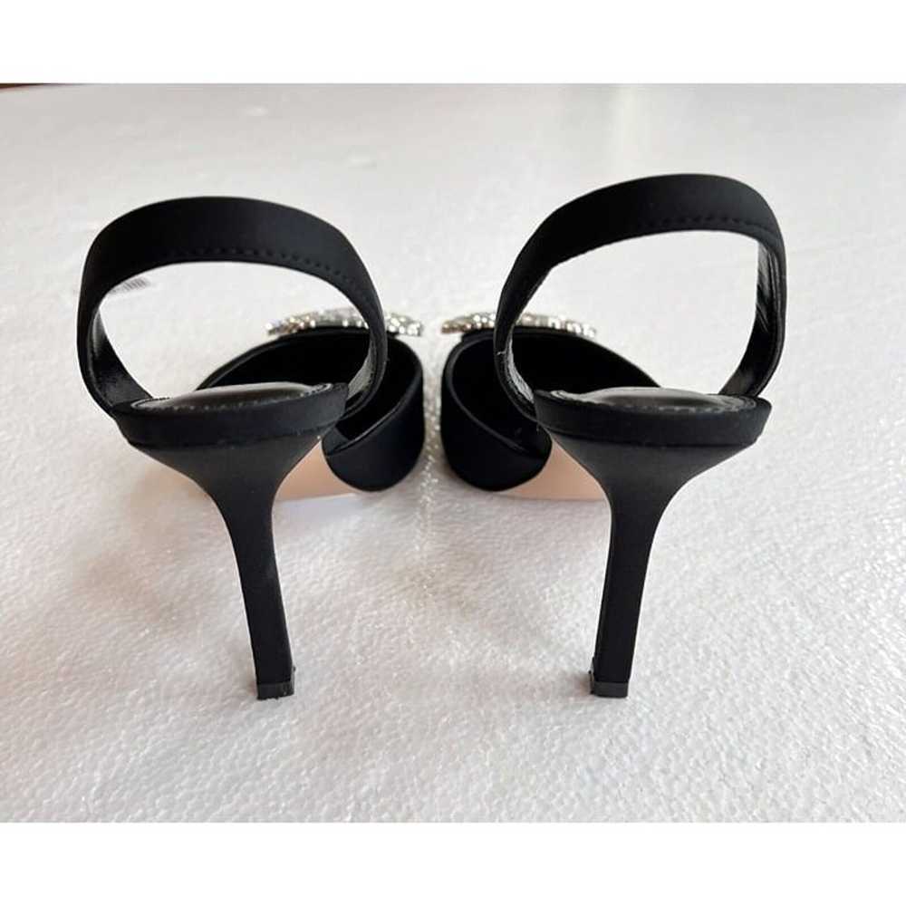 MNG Mango Slingback Stiletto Jeweled Heel Black S… - image 9