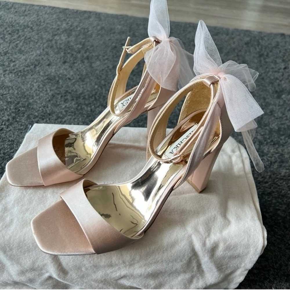Badgley Mischka Kim Ankle Strap Heels bridal soft… - image 7