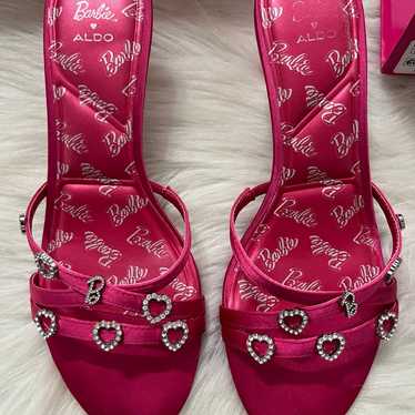 Aldo x Barbie pink kitten heels