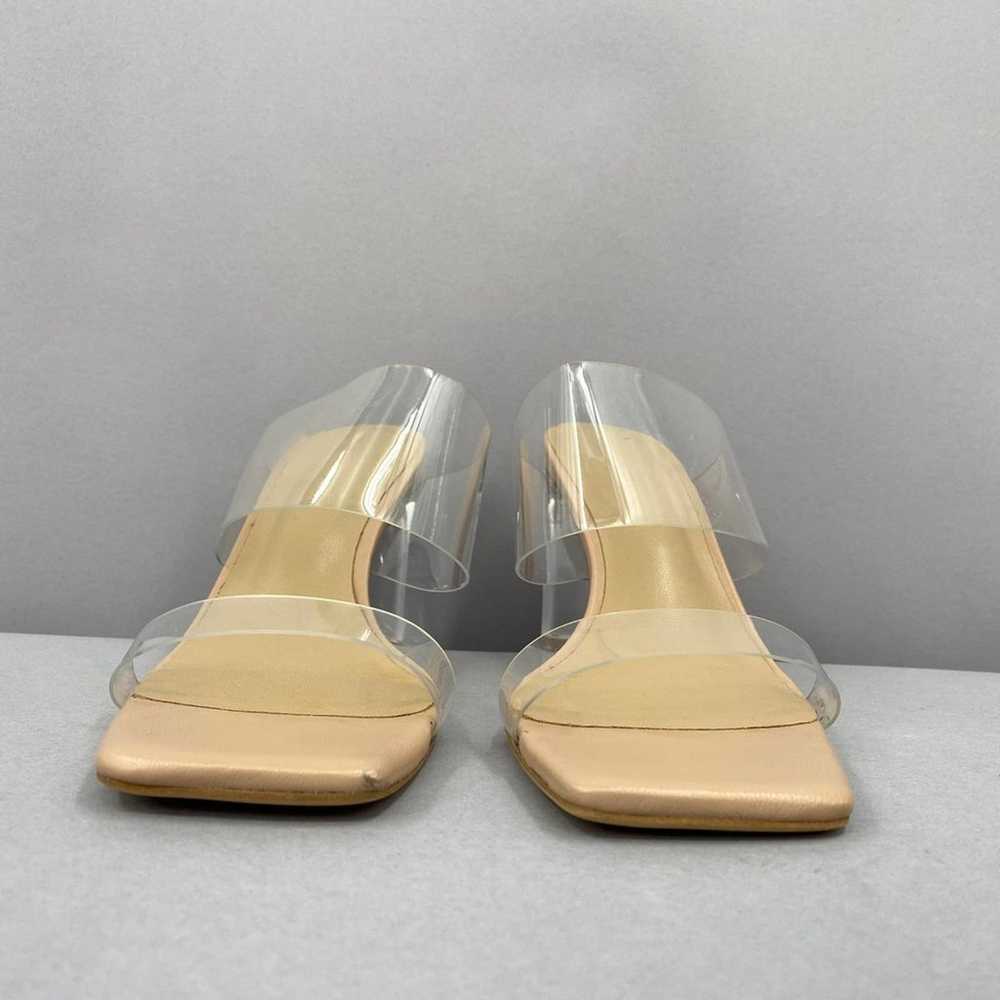 Tony Bianco Chicago Sandals Clear Vinylite & Tan … - image 5
