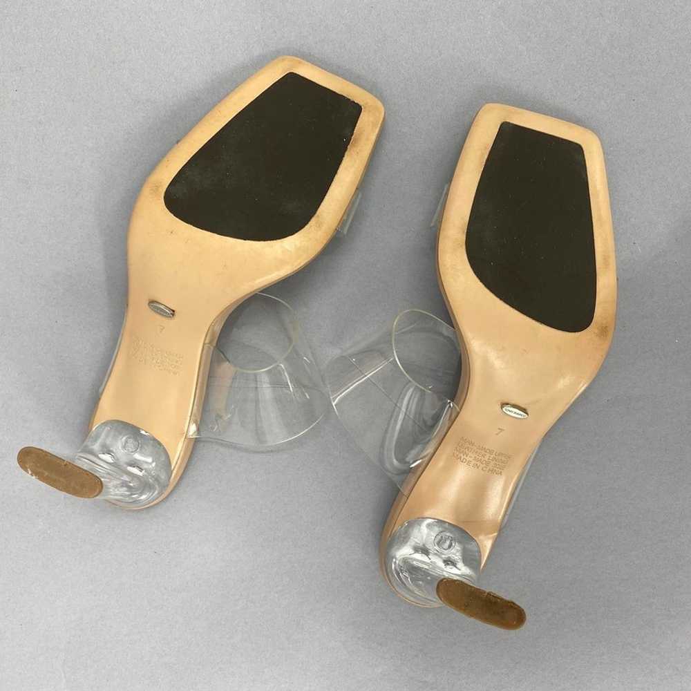 Tony Bianco Chicago Sandals Clear Vinylite & Tan … - image 9