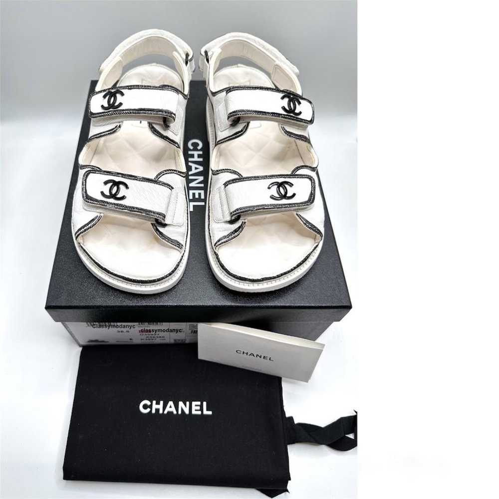 Chanel Dad Sandals leather sandal - image 8