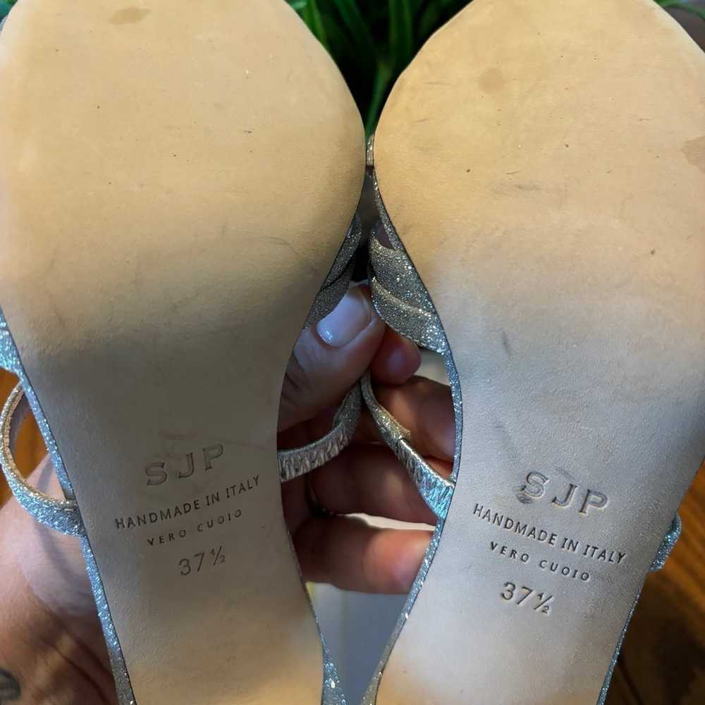 SJP Silver heels Euro 37.5 /US 6.5 - image 7