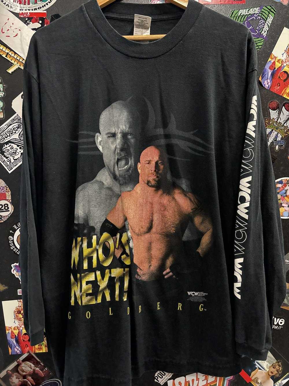 Vintage Wcw Nwo Wwe Vintage Goldberg Long Sleeve Gem