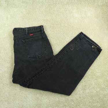 Vintage Rustler Jeans Adult Size 38x30 Black Regu… - image 1