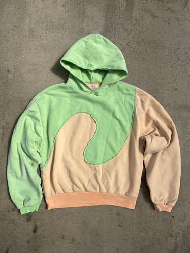 ERL ERL Orange and Green Swirl Hoodie (XS)