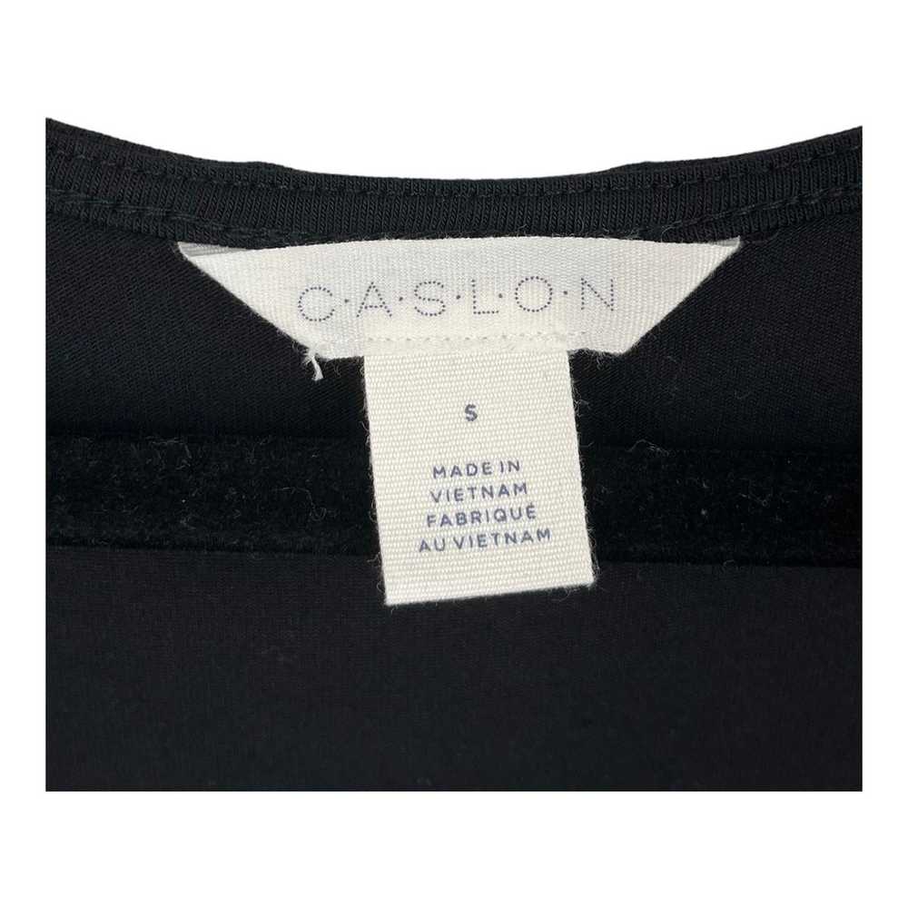 Caslon dress sleeveless jersey maxi black Small S - image 3