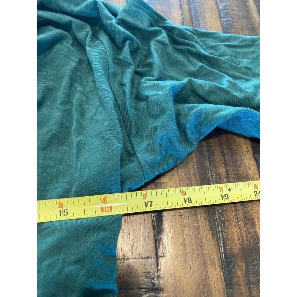 J. Peterman Green Chain Wrap Maxi Dress Size Small - image 8