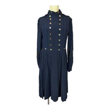 Harper Military Style Button Bib Front dress  Nav… - image 1
