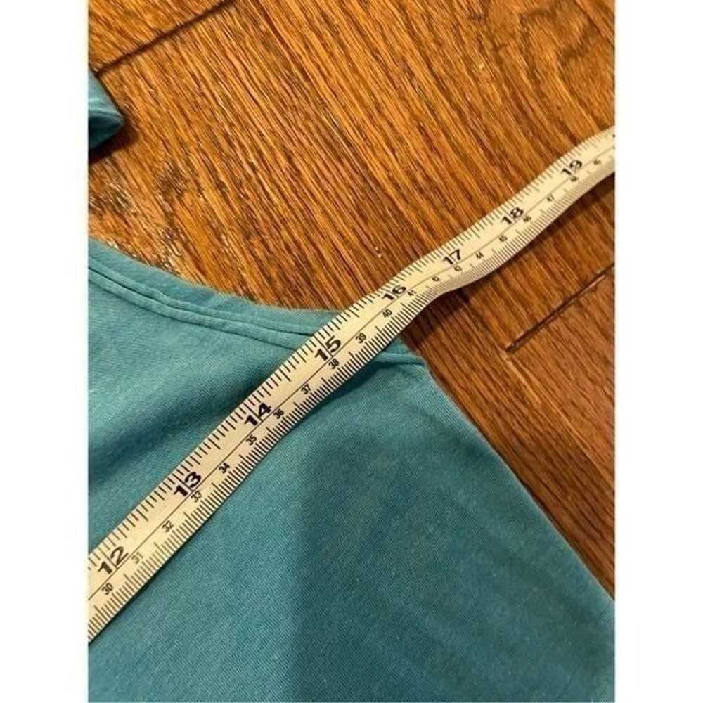 Anthropologie anama turquoise ombre maxi dress M - image 10