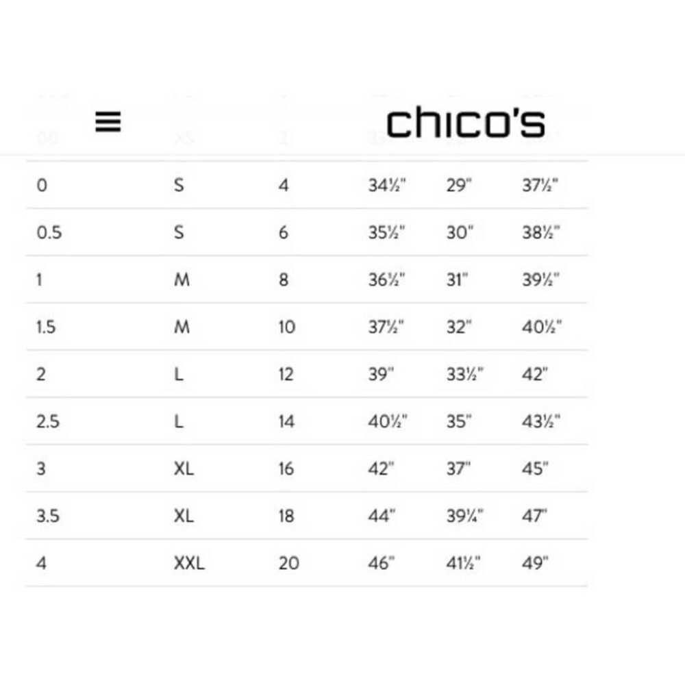 Chico's Travelers EUC Size 0(4/small) 3/4 sleeve … - image 8