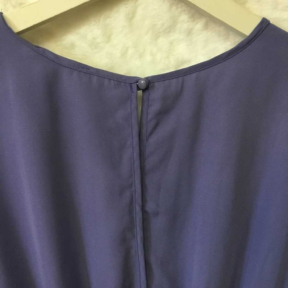 Lush Lilac Long Sleeve V-Neck Dress - image 8