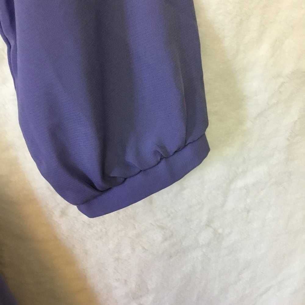 Lush Lilac Long Sleeve V-Neck Dress - image 9
