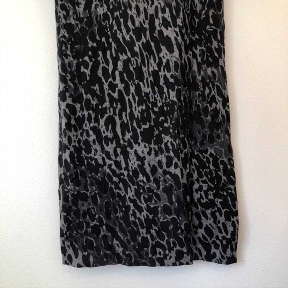 ANN TAYLOR LOFT Snakeskin Print Sweater Dress Gra… - image 4