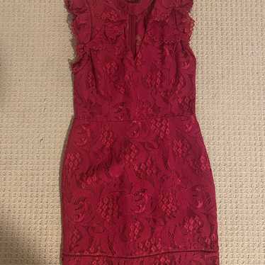 Medium raspberry lace dress size M worn twice