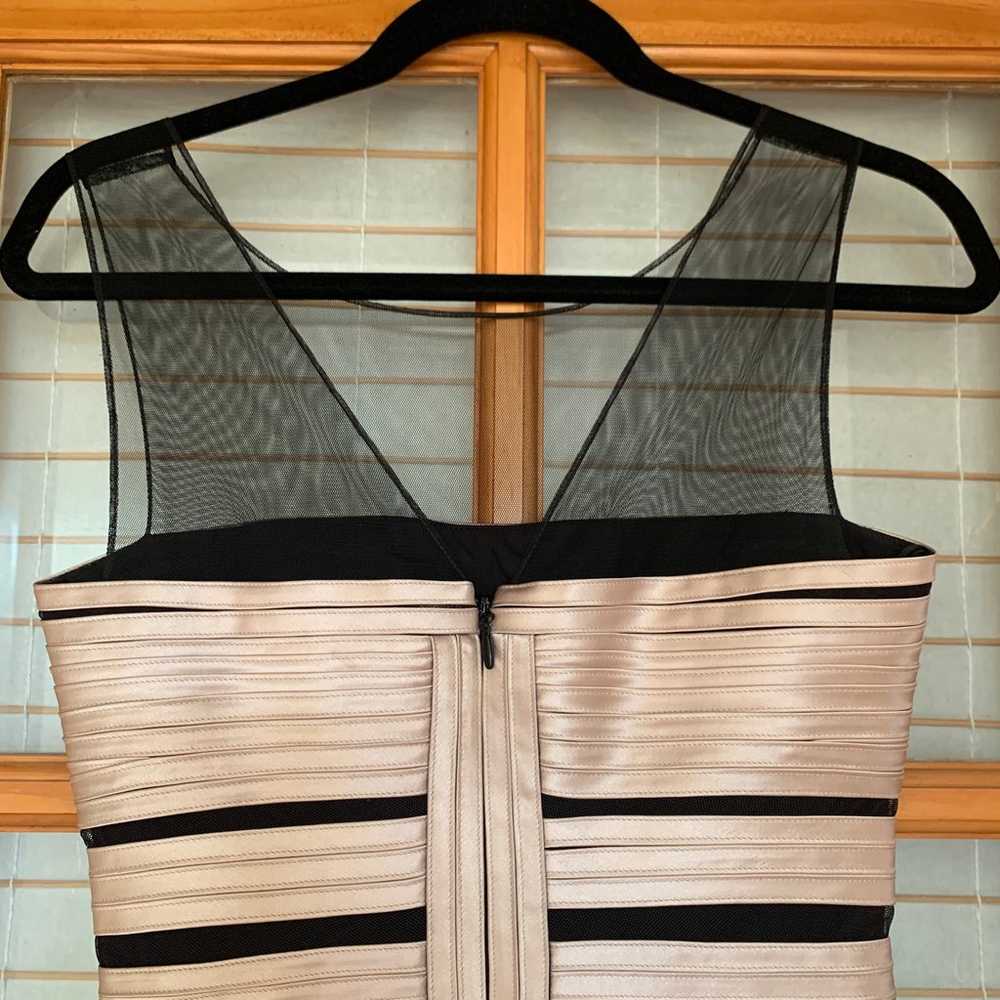 BCBGMAXAZRIA Mesh Bandage Mini Dress Sz 0 - image 8